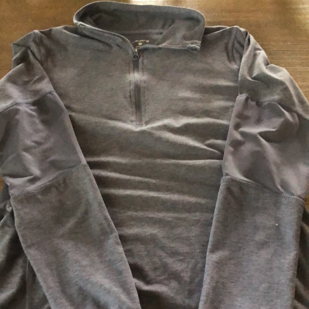 3/4 zip up pullover athletic jacket - Picture 2 of 5